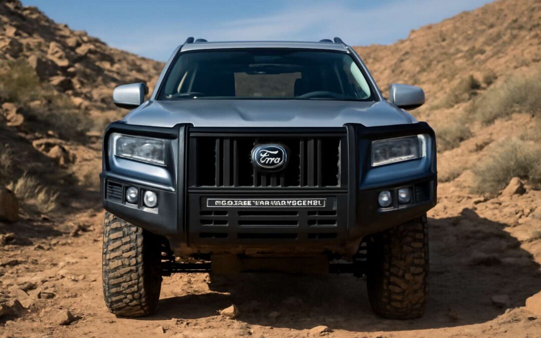 Conquer Trails with prado tuff bullbar for rugged protection and sleek style