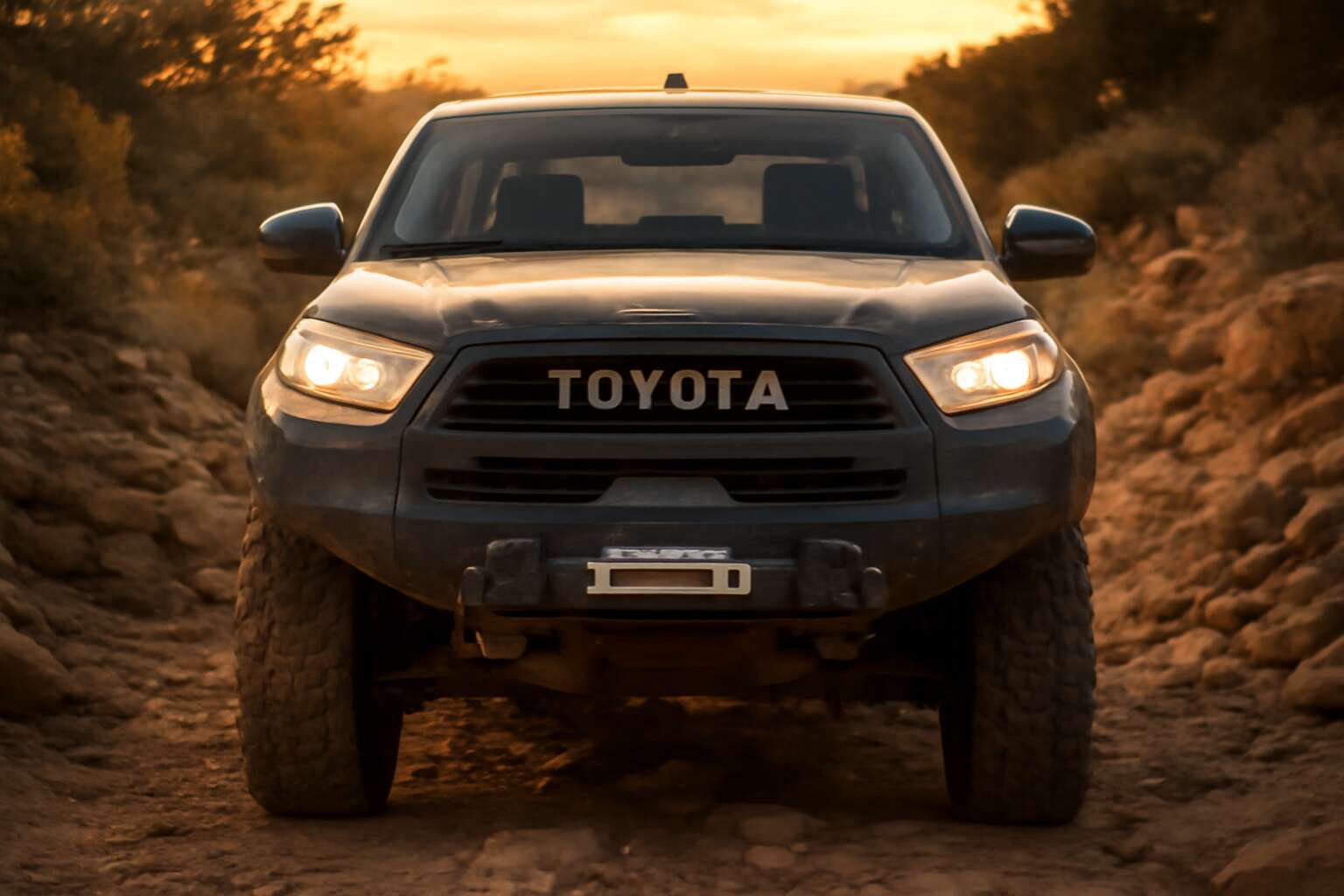 hilux winch without bullbar