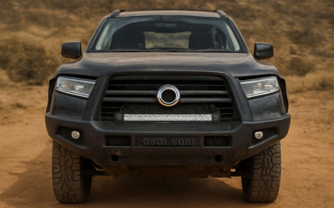 Conquer Trails with gwm cannon tuff bullbar for unbeatable front-end protection