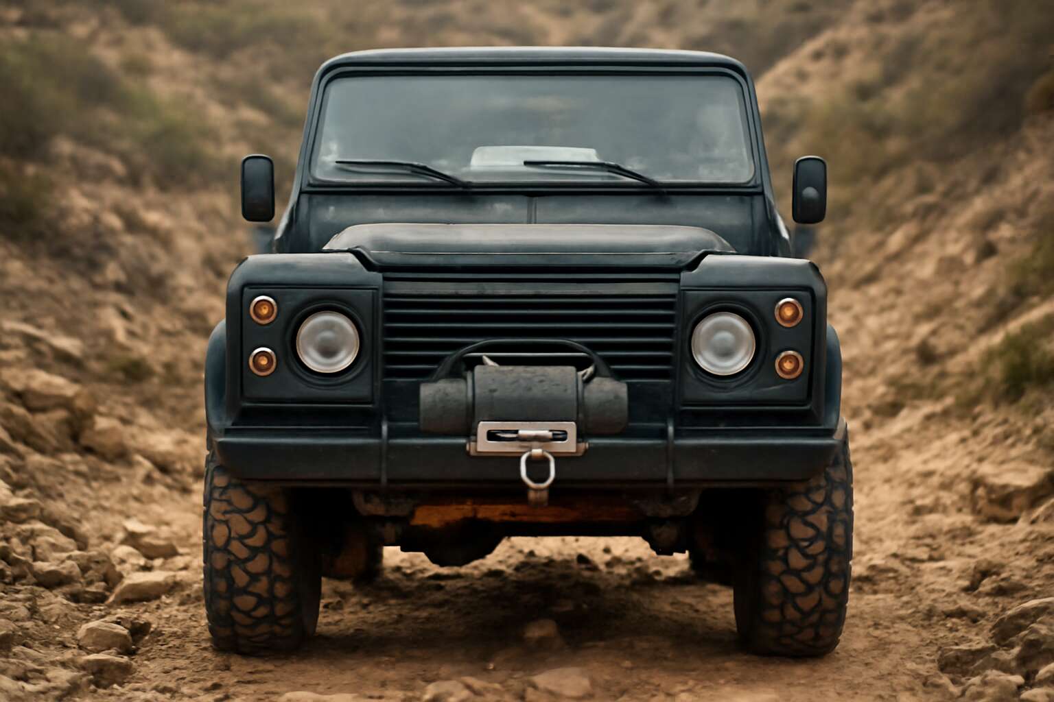 winch without bullbar