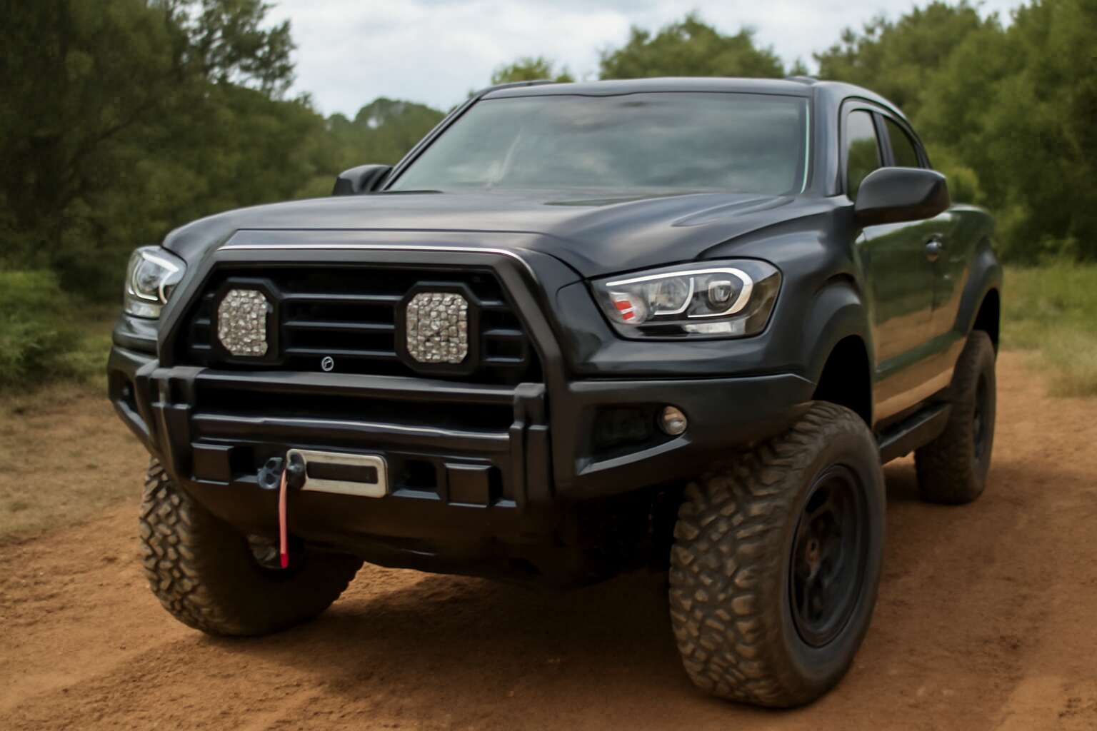 front bullbar rack